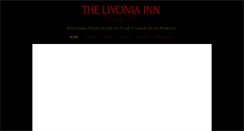 Desktop Screenshot of livoniainn.com